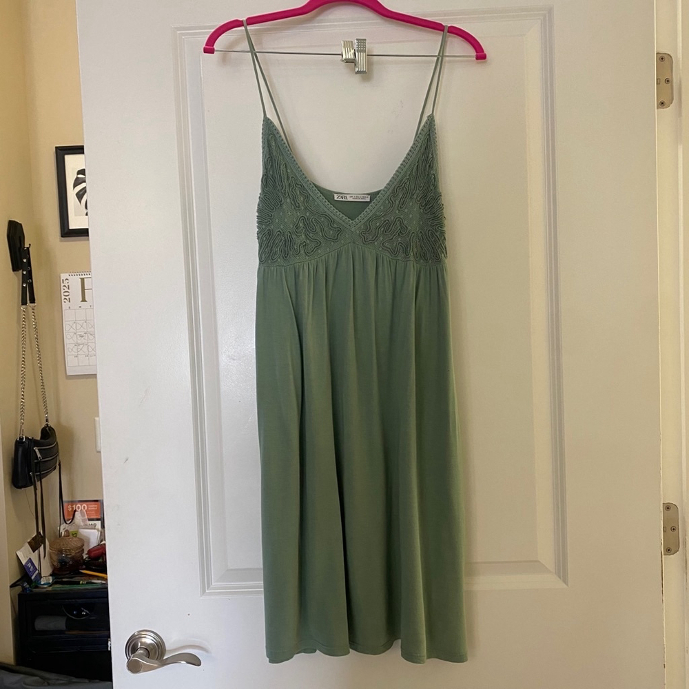 Women's Zara Green Dress Size S​
